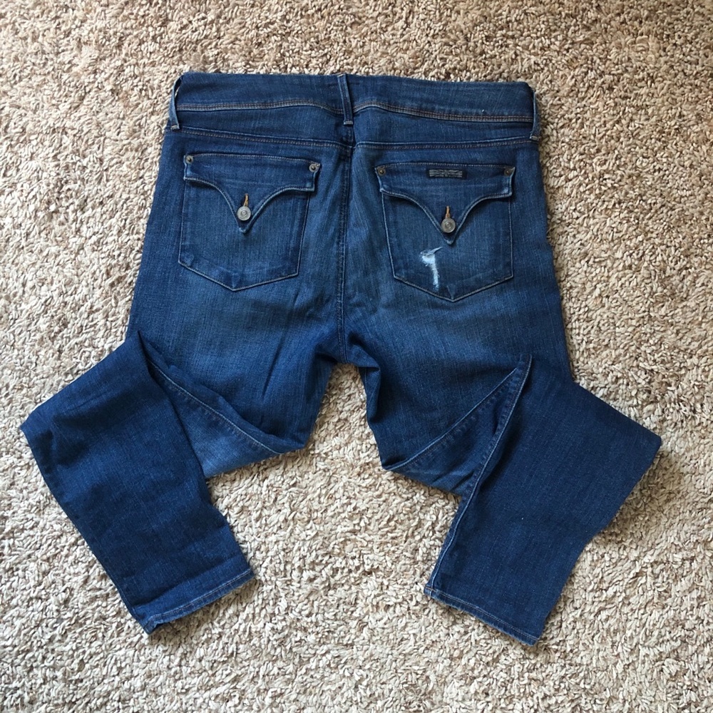 Hudson Collin Flap Skinny Jeans - size 32